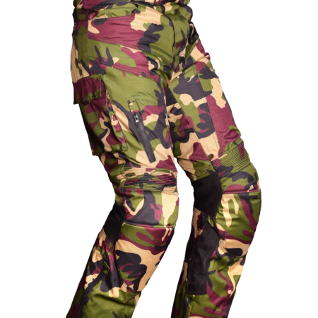 Pielini Motorradhose Herren Camouflage Vorderseite, wasserdicht, Protektoren