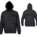 Security Hoodie Schwarz Vorderansicht