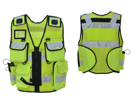 Pielini Sicherheitsweste 213 Gelb Detail Reflexstreifen, reflektierend