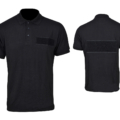 Pielini Security Poloshirt Herren Schwarz Vorderseite