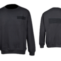 Rundhals Sweater Security Pielini Herren Schwarz Vorderseite